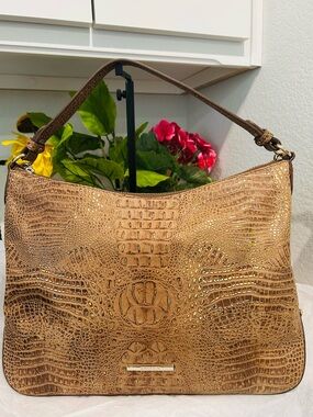Brahmin Heather Vintage Gold
